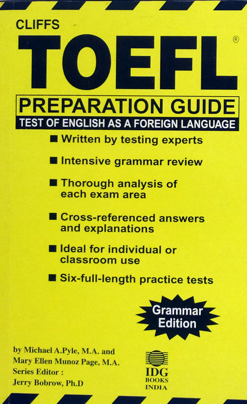 CLIFFS TOEFL PREPARATION GUIDE